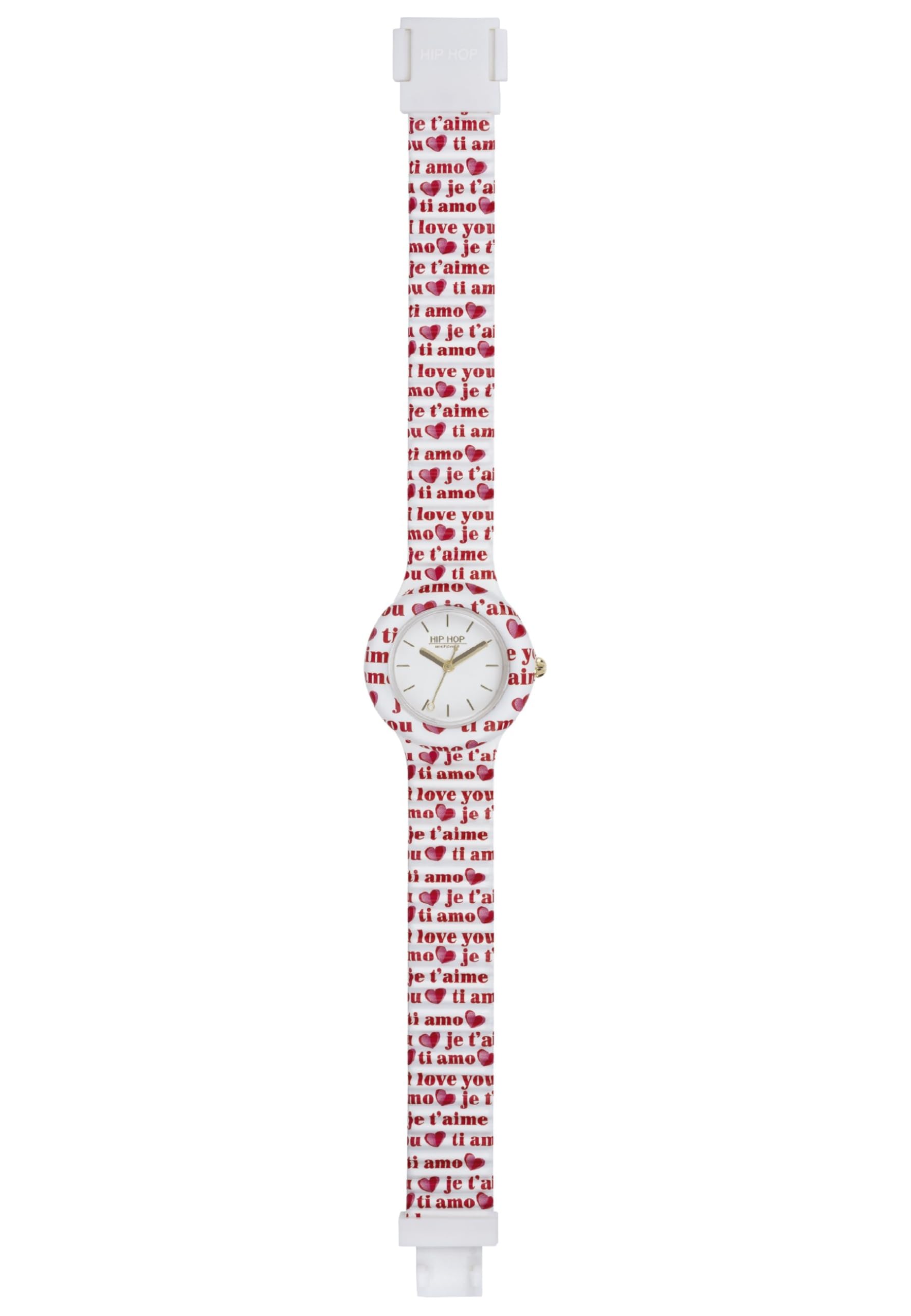 Hip Hop Hero 32 HWU0975 orologio donna love bianco cuori