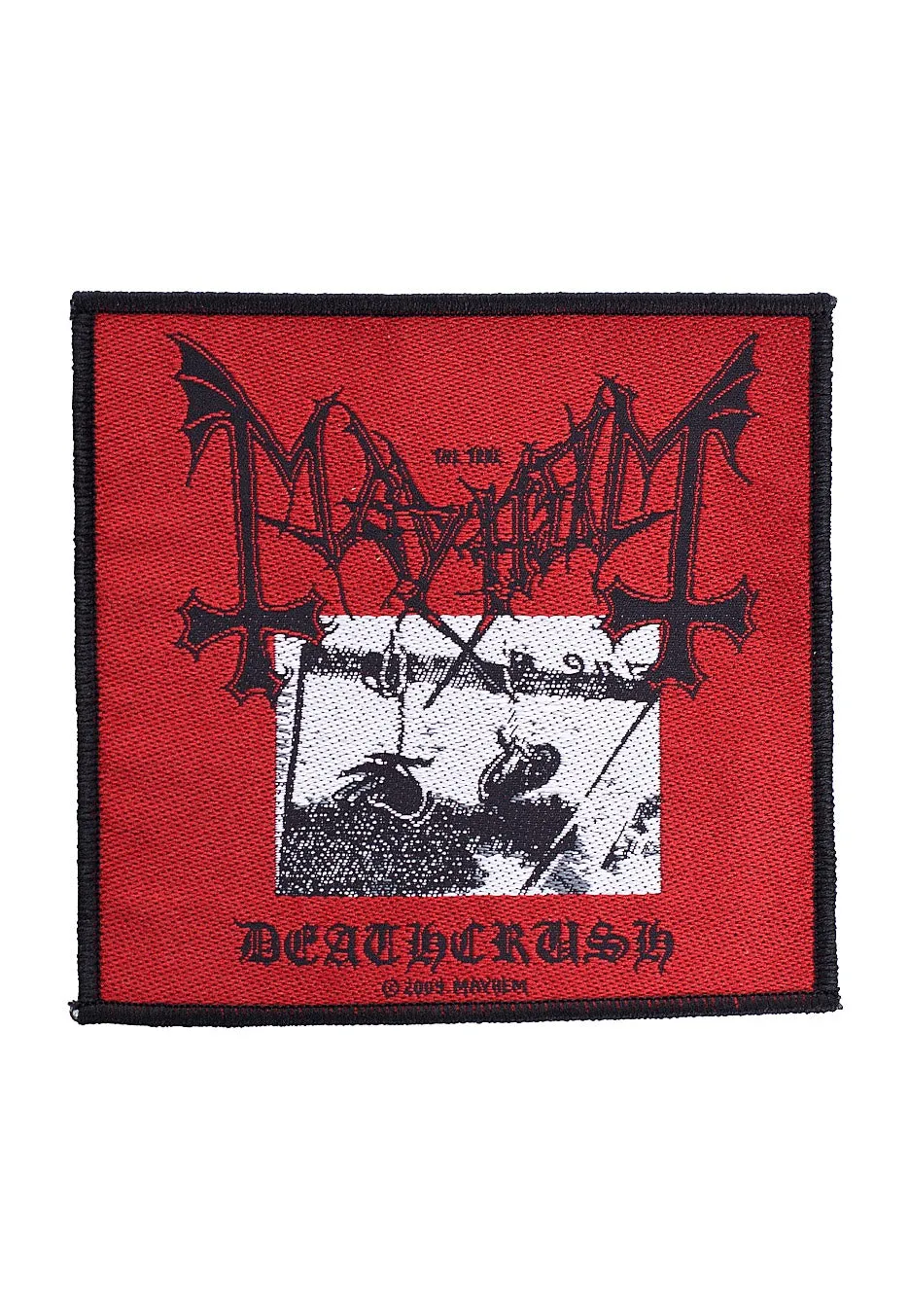 Mayhem Deathcrush Toppa Rossa Onesize Poliestere