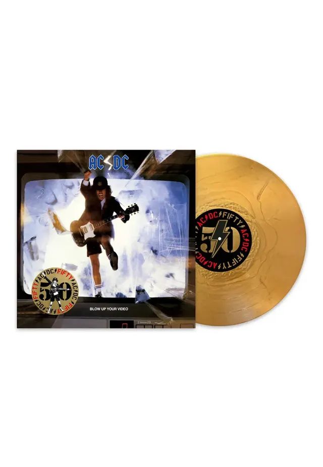 AC/DC Blow Up Your Video 50th Anniversary vinile LP oro