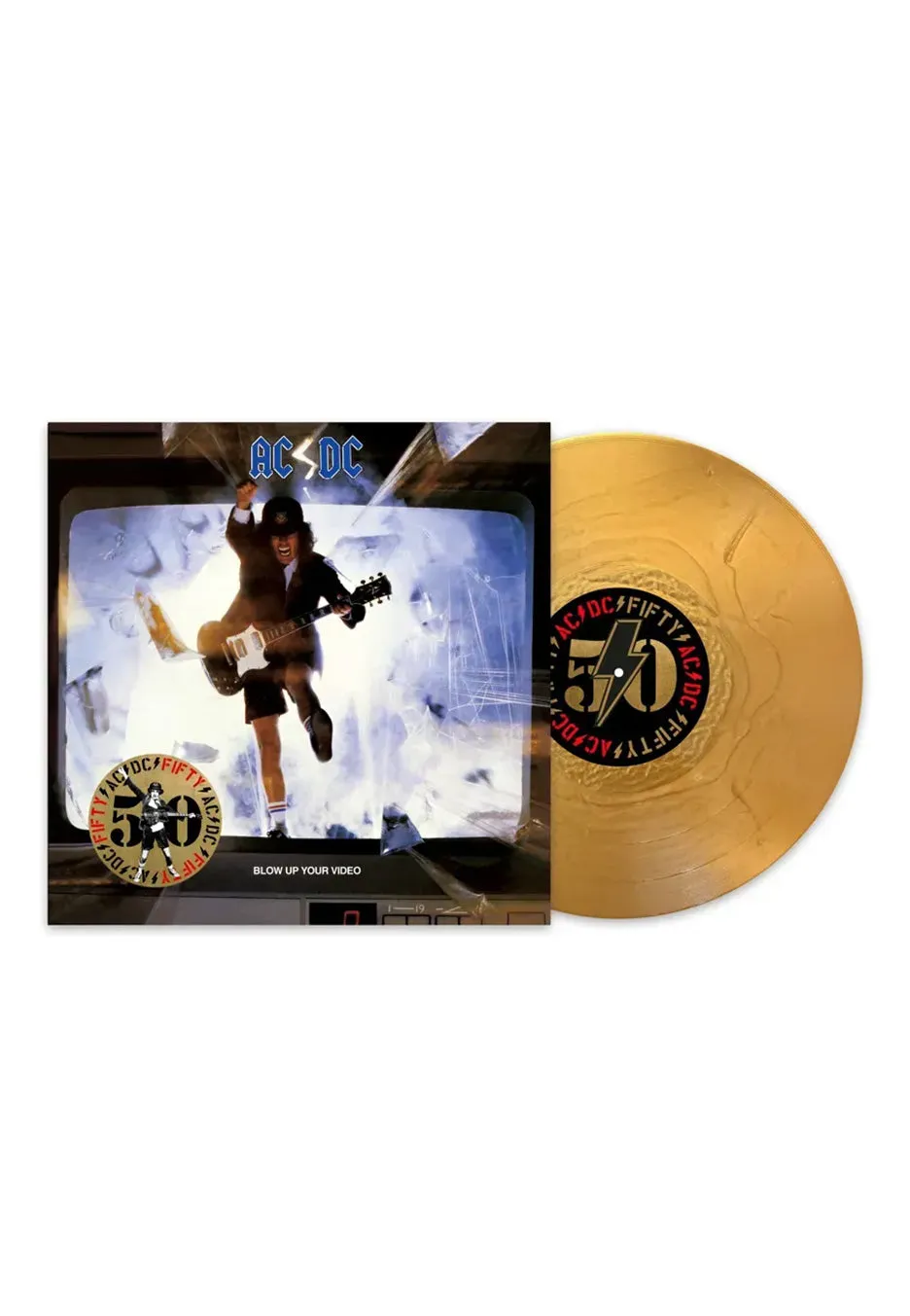AC/DC Blow Up Your Video 50th Anniversary vinile LP oro