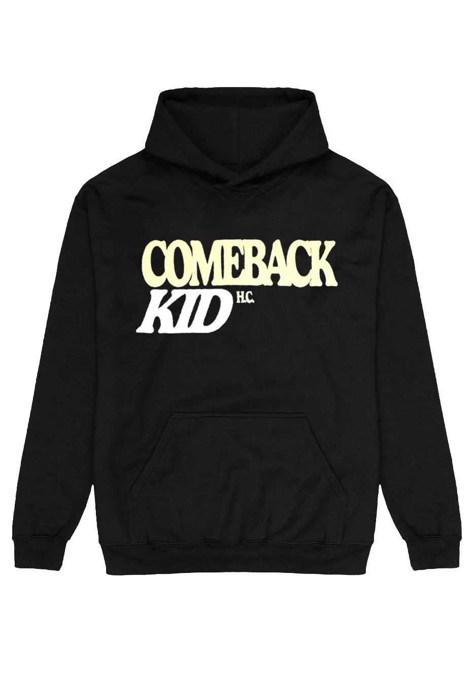 Comeback Kid World Felpa con cappuccio nera uomo