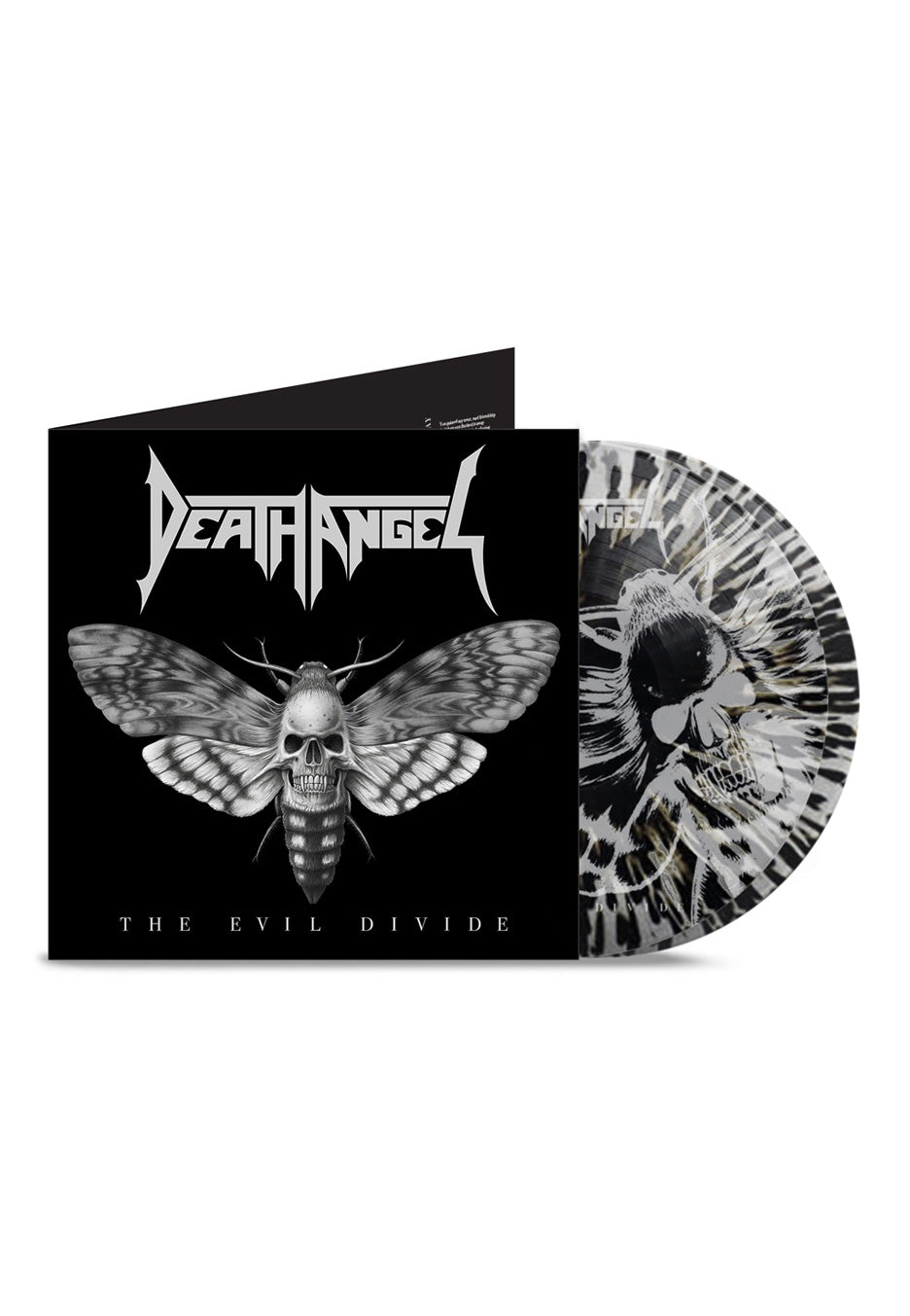 Death Angel The Evil Divide Clear vinile 2LP splatter metal