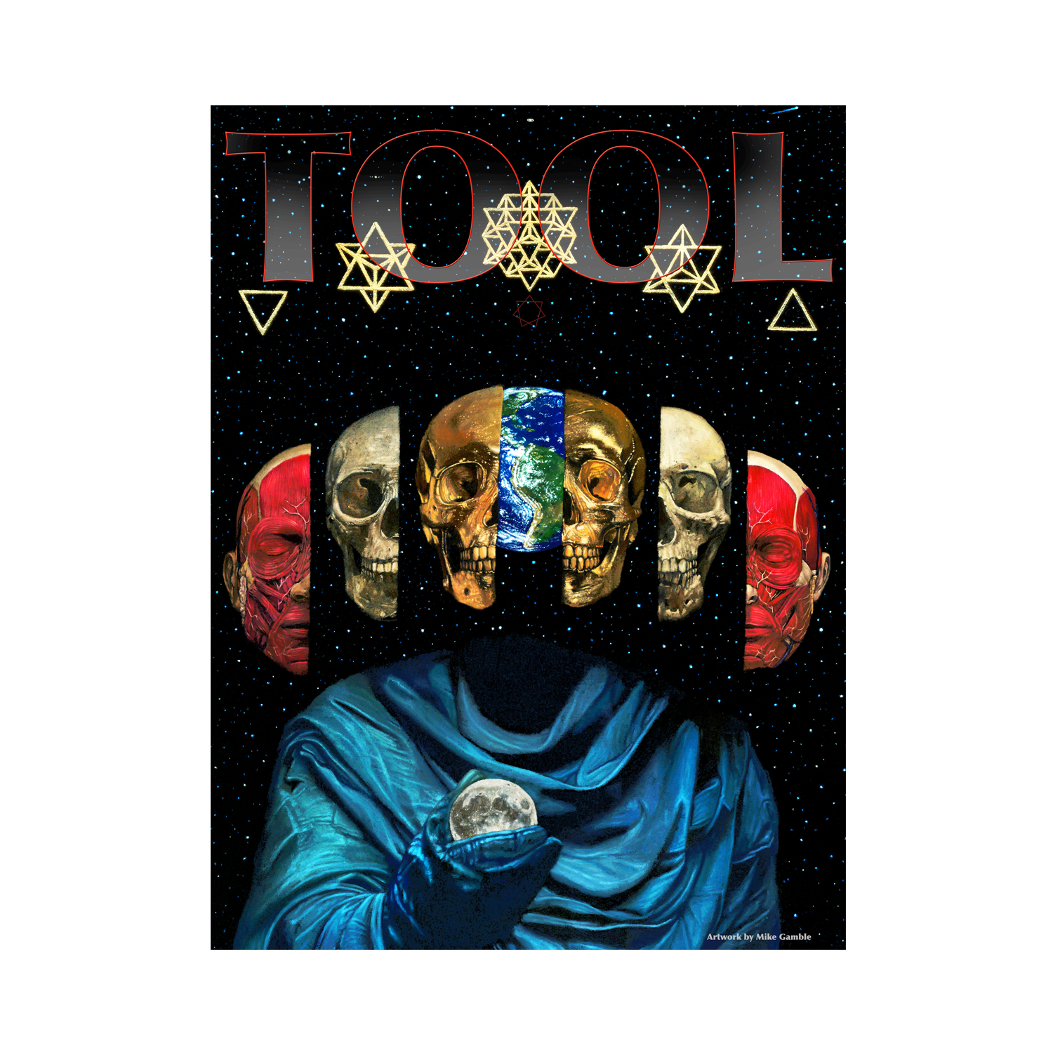 Tool Mike Gamble Reflection Poster Olografico 18x24