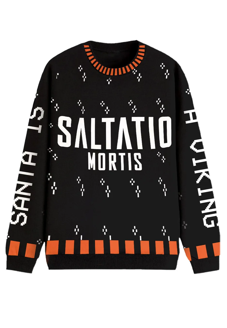 Saltatio Mortis God Jul Pullover Nero Maglione S-3XL