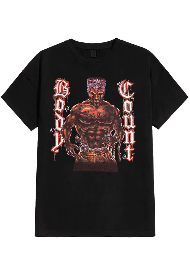 Body Count 1992 Cover maglietta nera uomo