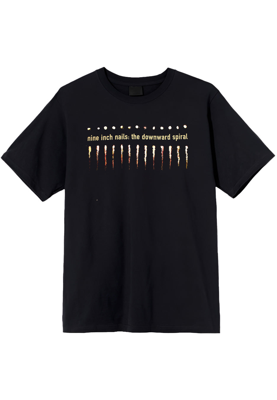Nine Inch Nails Downward Spiral T-Shirt Nera Rock Alternativo