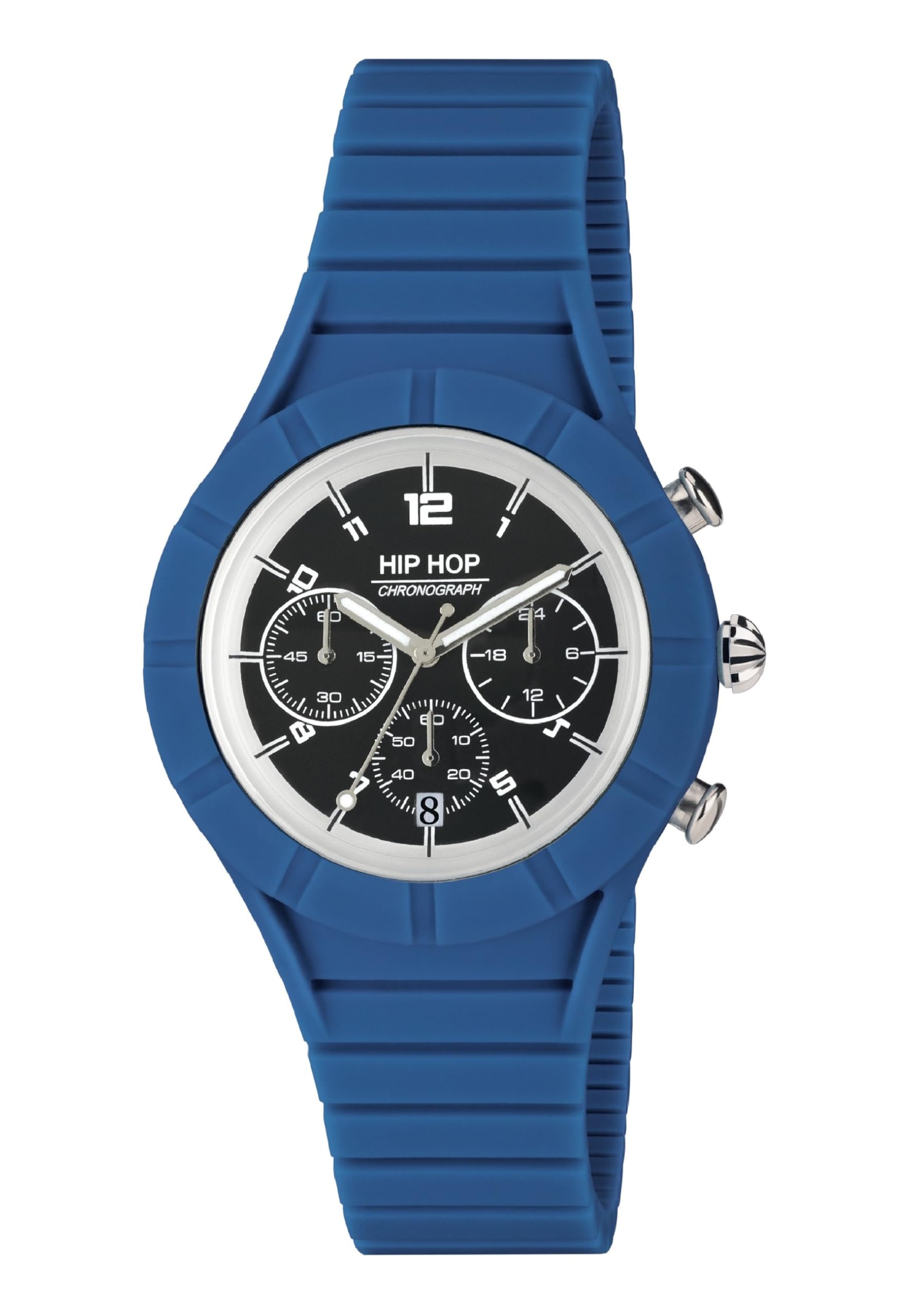 Hip Hop Master HWU0807 orologio uomo cronografo silicone