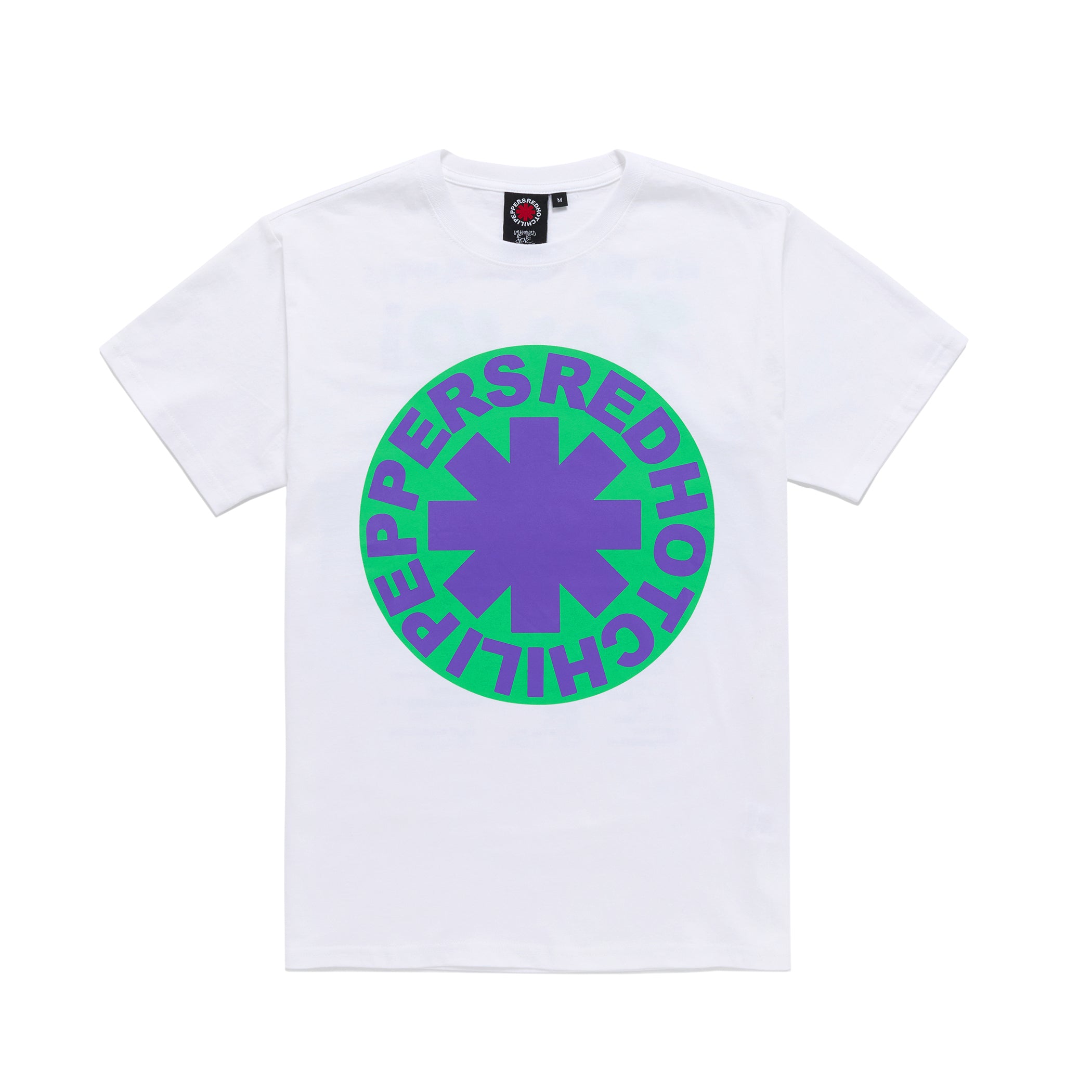 Red Hot Chili Peppers Classic Tour 2024 maglietta verde viola