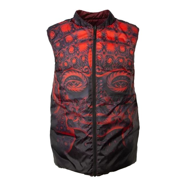Tool 10,000 Days Gilet Smanicato Reversibile Rosso