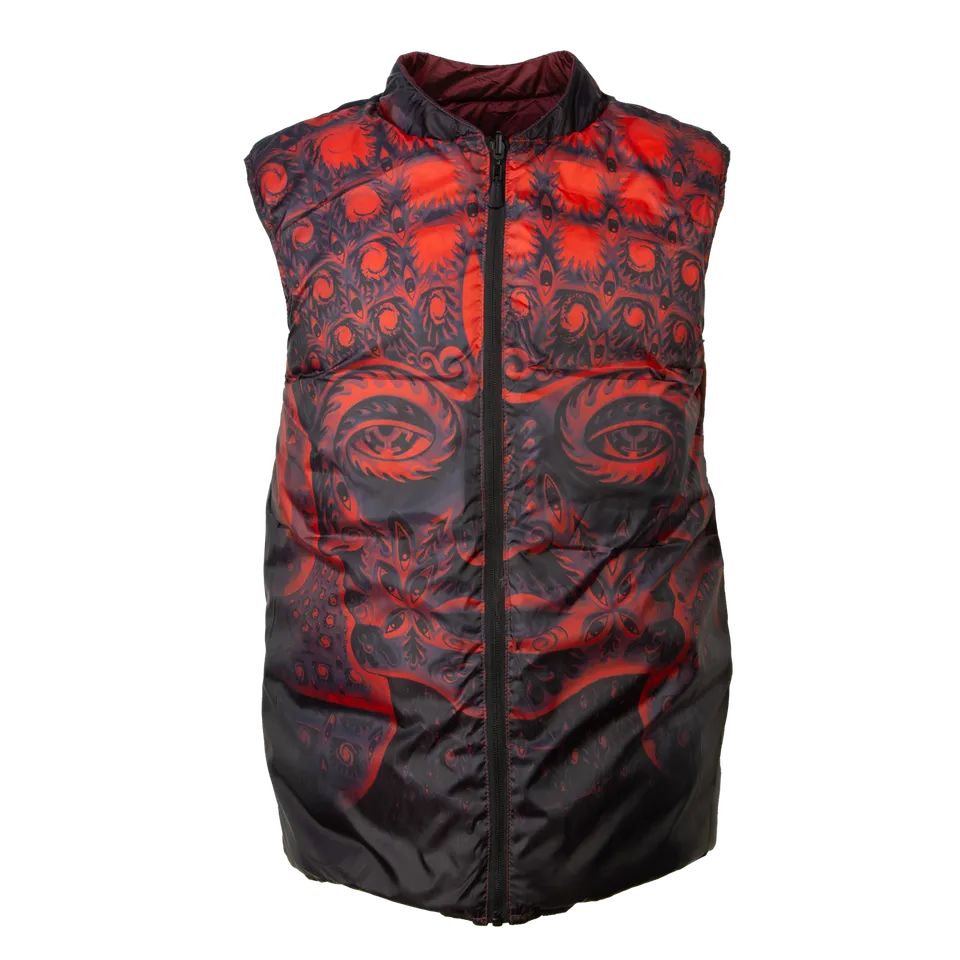 Tool 10,000 Days Gilet Smanicato Reversibile Rosso