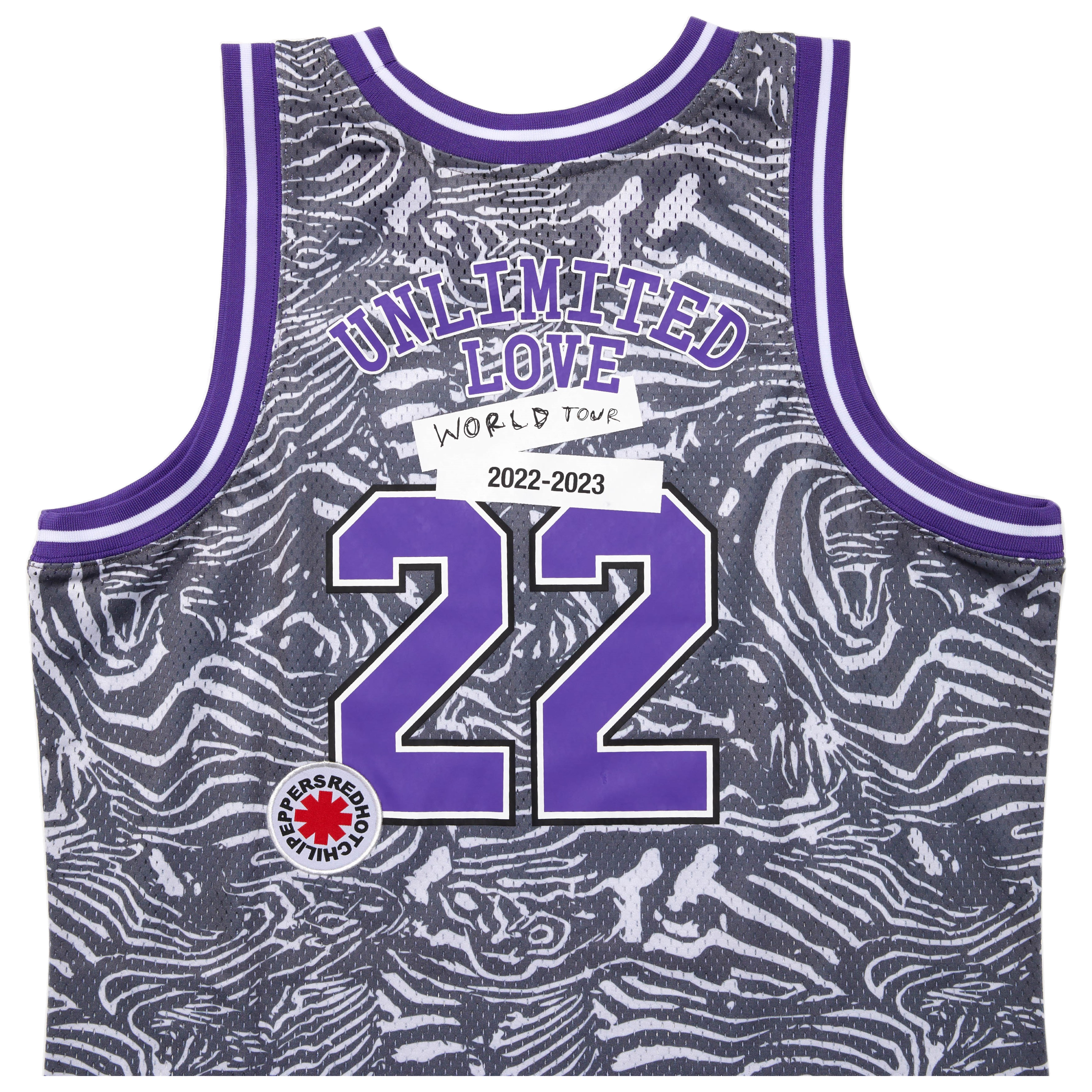 Red Hot Chili Peppers Peppers Basketball Jersey Canotta Mesh