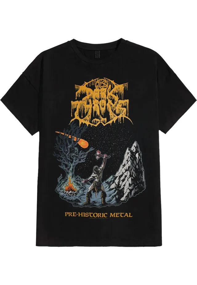 Darkthrone Pre-Historic Metal T-Shirt Nera Uomo