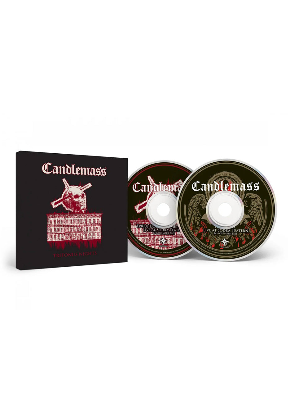 Candlemass Tritonus Nights Doppio CD Doom Metal