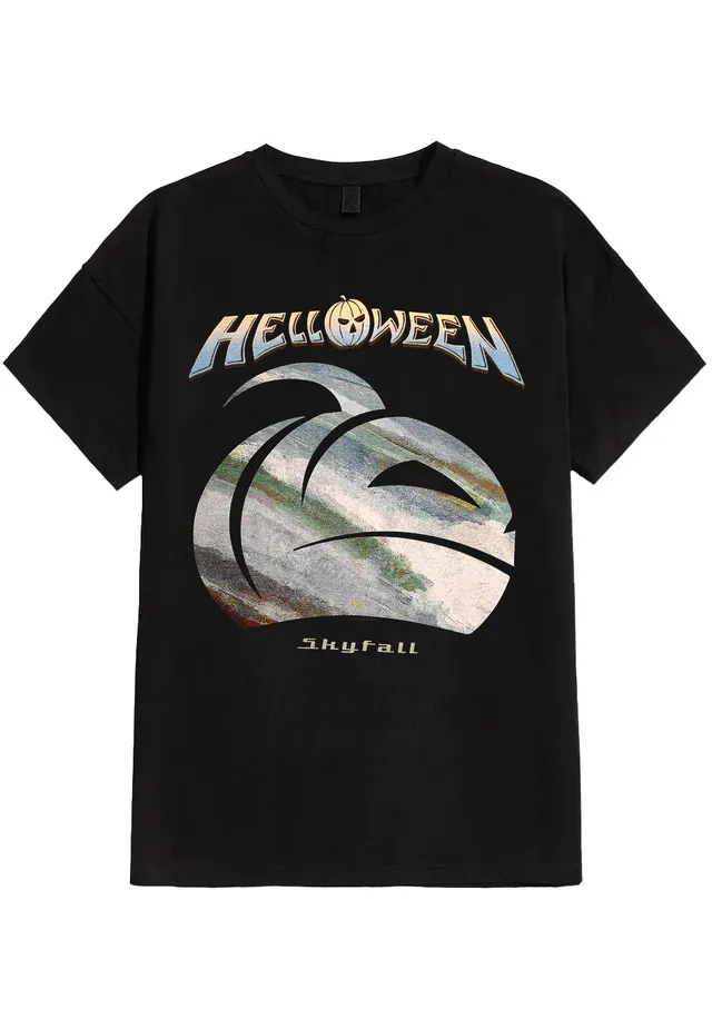 Helloween Skyfall Pumpkin T-Shirt nera power metal L