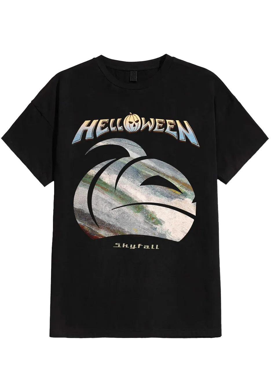 Helloween Skyfall Pumpkin T-Shirt nera power metal L