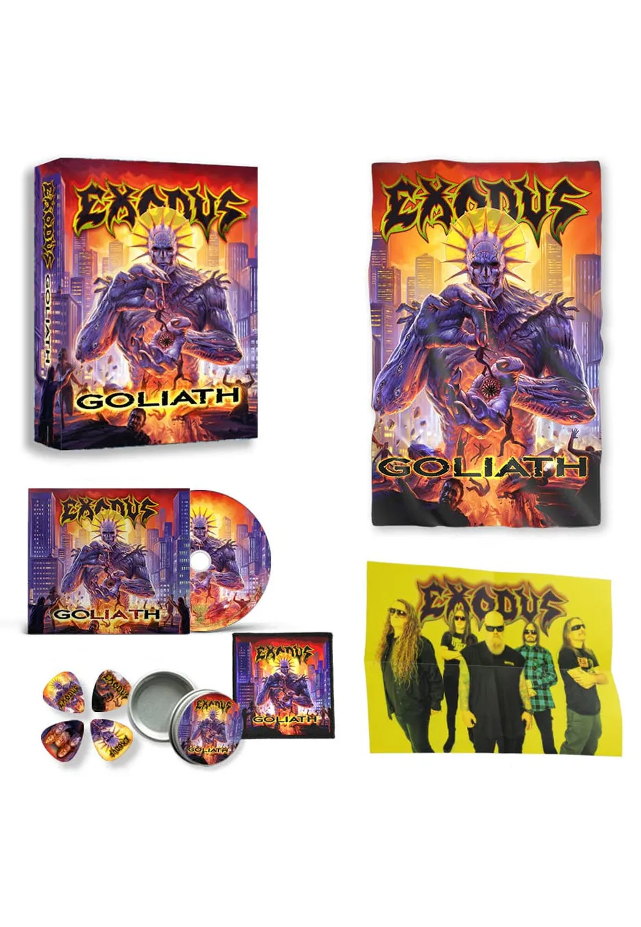 Exodus Goliath Ltd. Deluxe Boxset vinile thrash metal