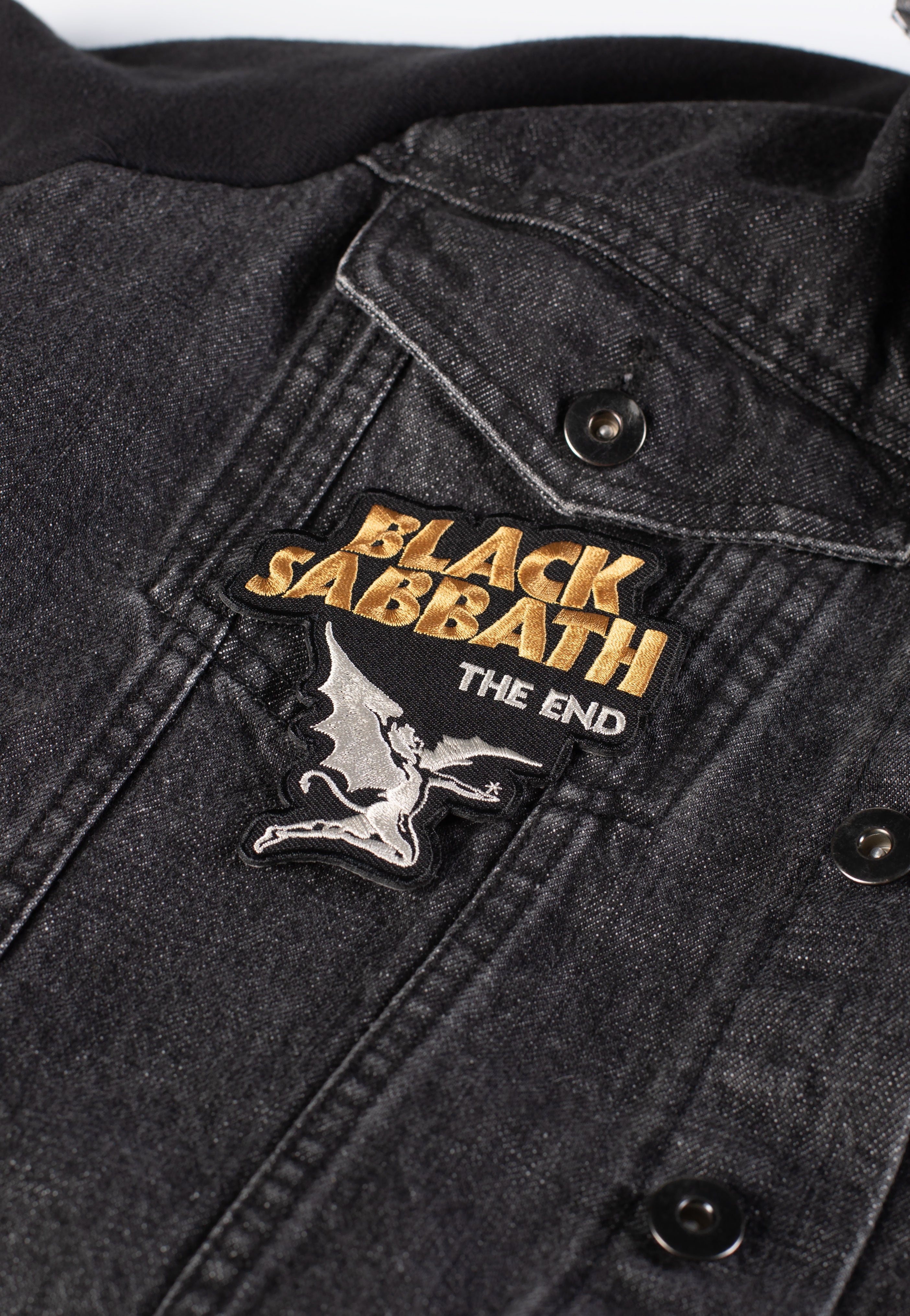 Black Sabbath The End patch toppa multicolore da cucire