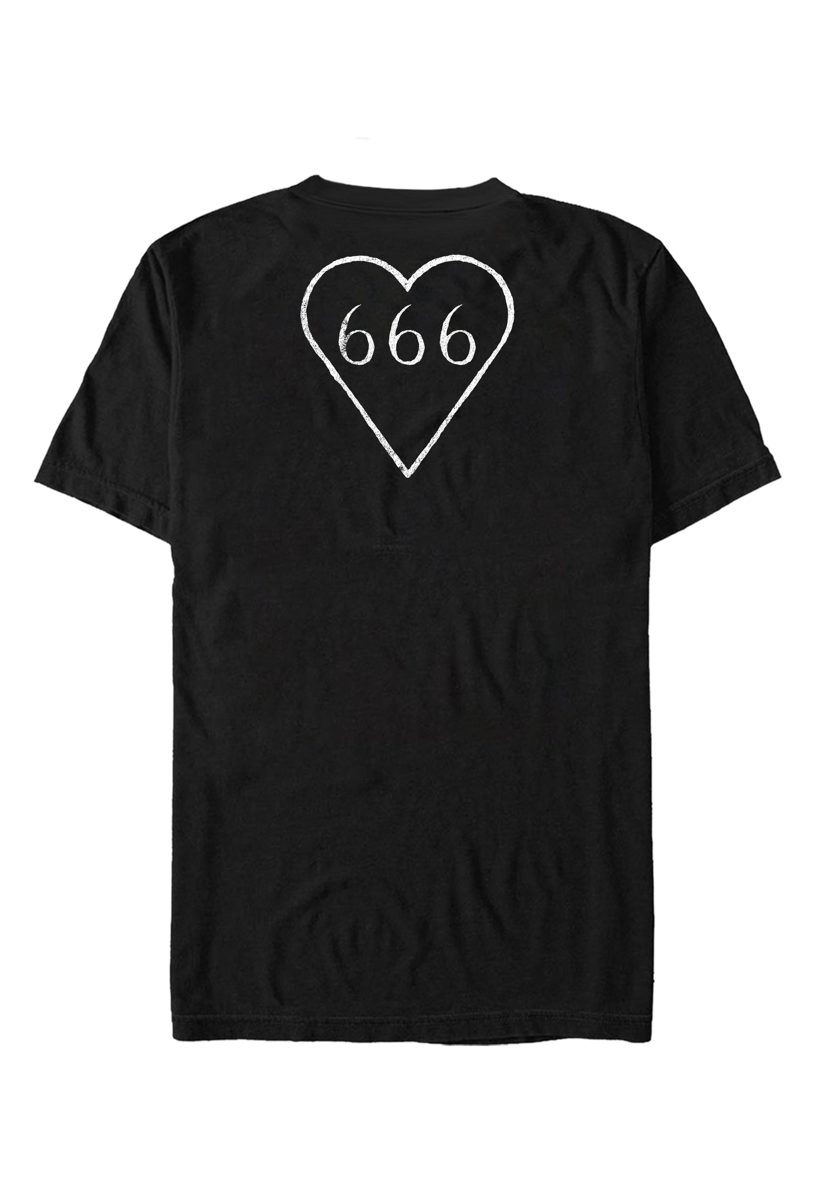 HIM Framed With Heartagram T-Shirt Nera