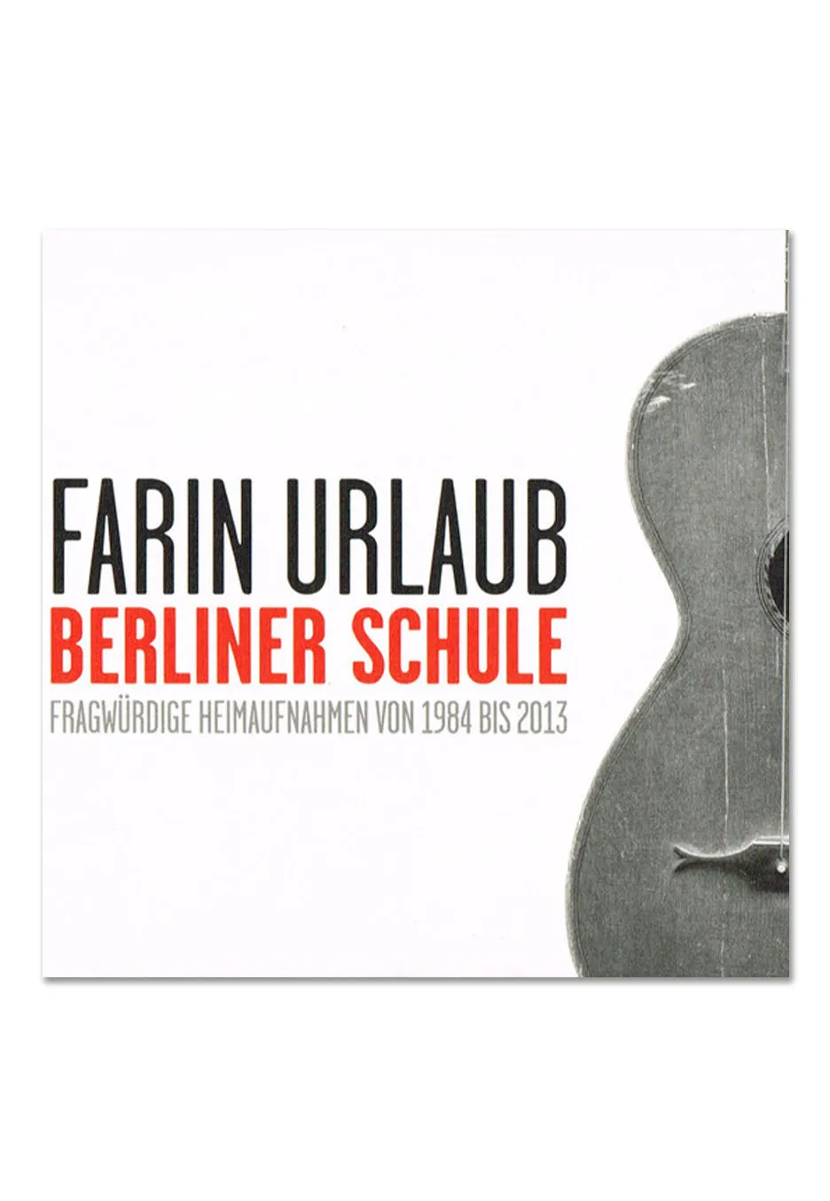 Farin Urlaub Berliner Schule 2 CD doppio CD punk rock