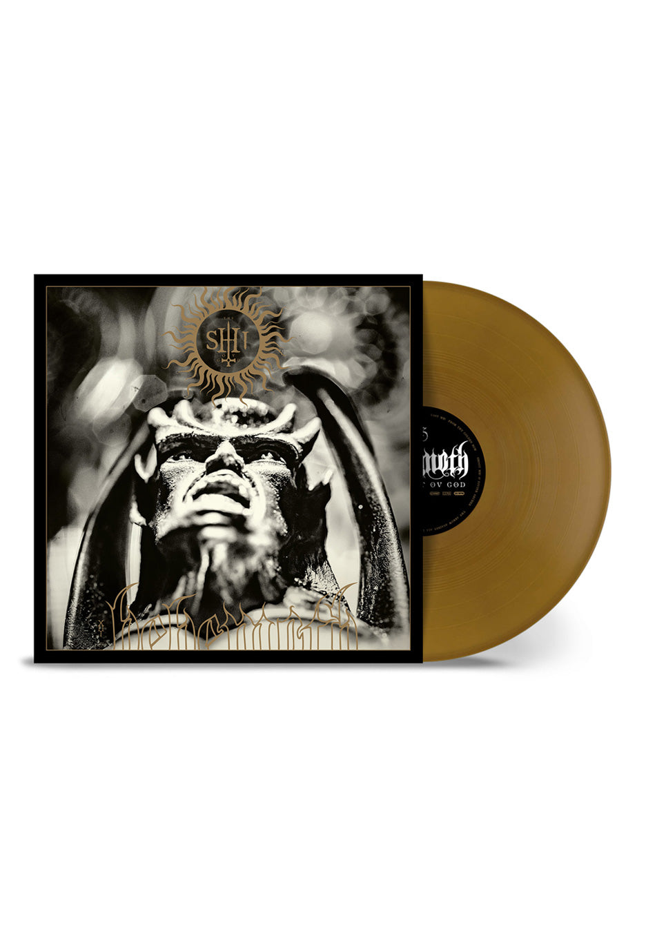 Behemoth The Shit Ov God vinile LP oro colorato black metal