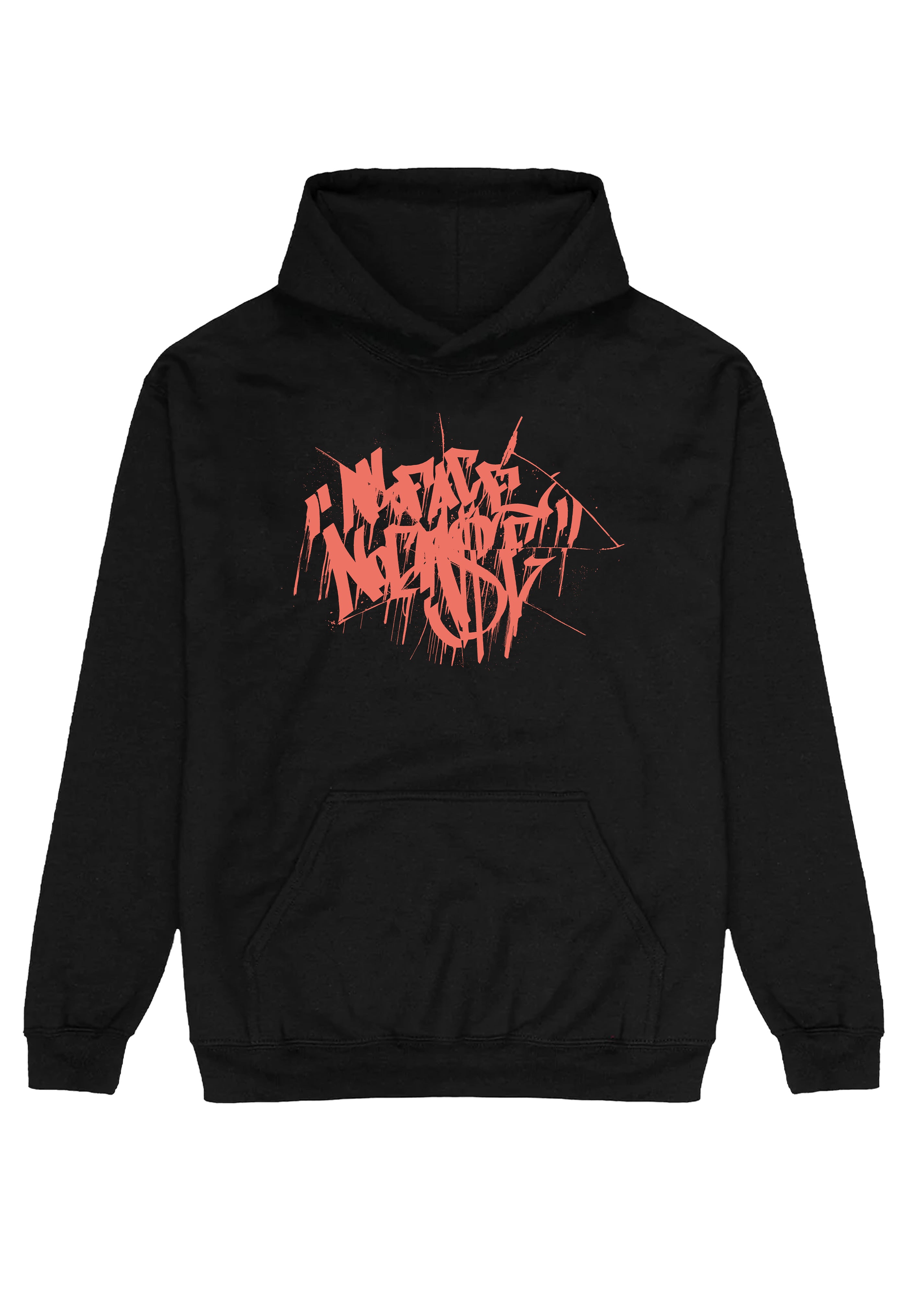 No Face No Case You Little Btch felpa hoodie nera