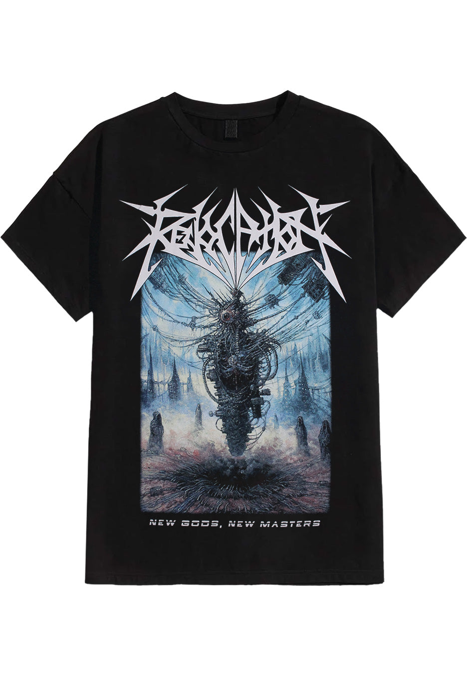 Revocation New Gods New Masters T-shirt nera uomo