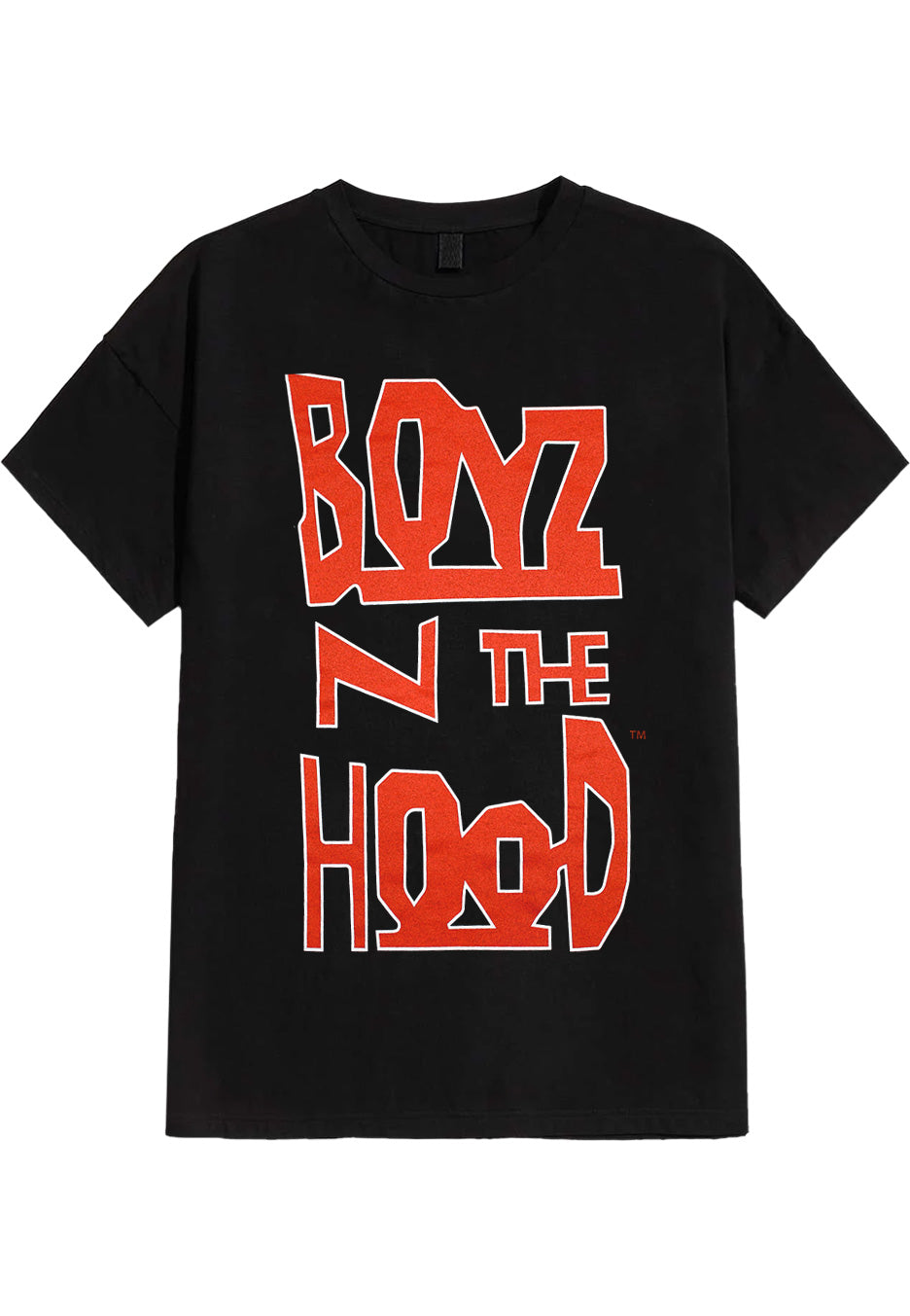Boyz N The Hood Vertical Logo T-Shirt nera uomo