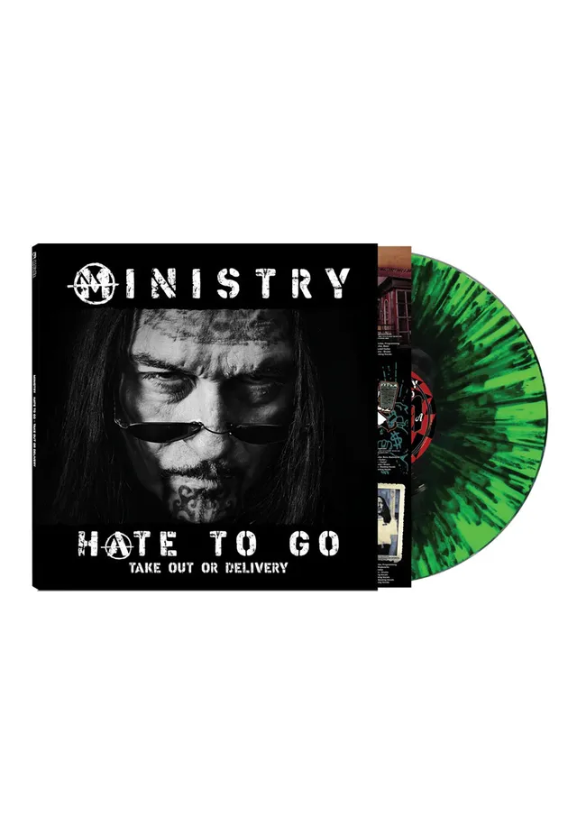 Ministry Hate To Go vinile splatter nero verde