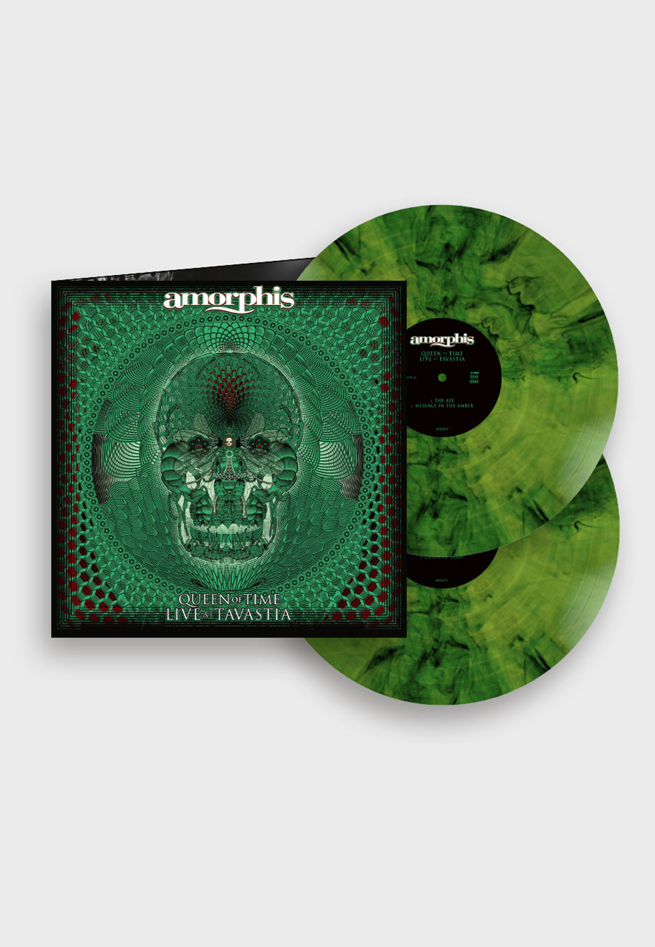 Amorphis Queen Of Time Live Tavastia vinile 2LP verde nero
