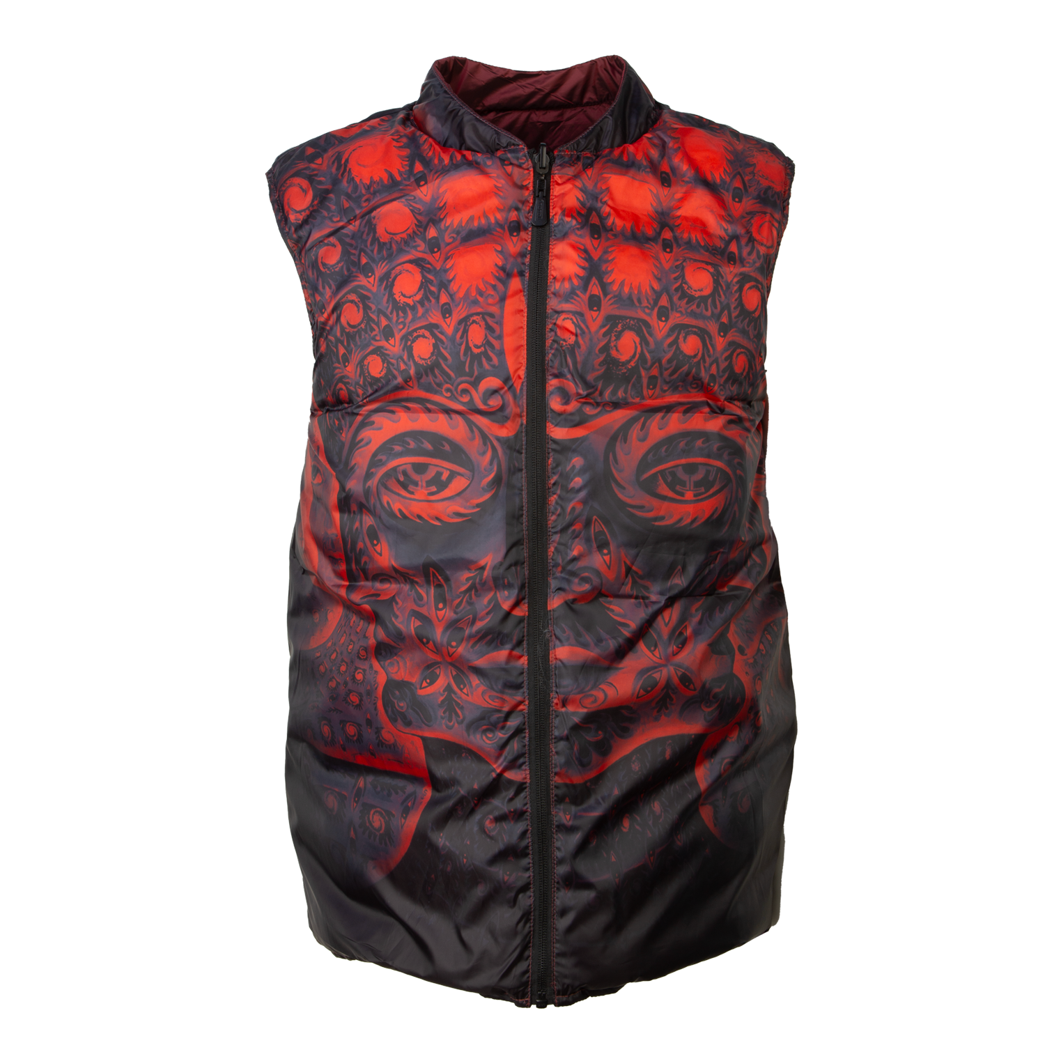 Tool 10,000 Days Gilet Smanicato Reversibile Rosso