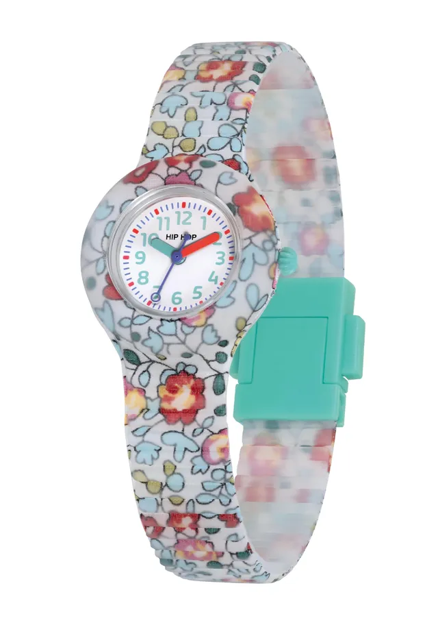 Hip Hop Flower Power orologio bambina verde liberty 28 mm