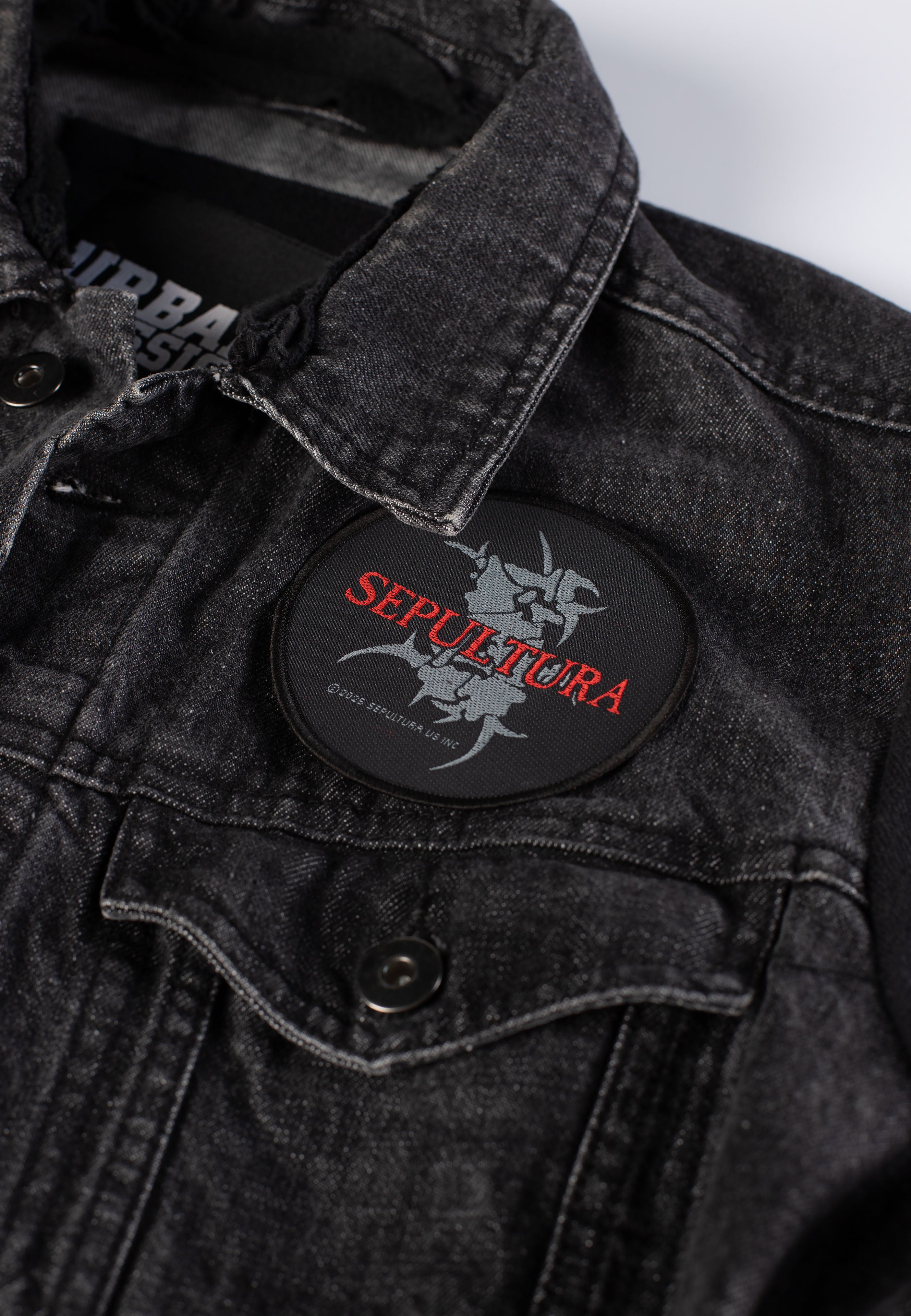 Sepultura Logo & Tribal Patch nero merchandising