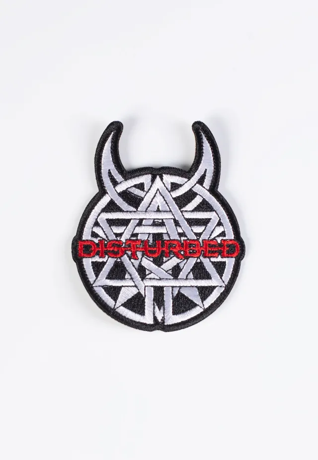 Disturbed Logo patch toppa multicolore onesize poliestere