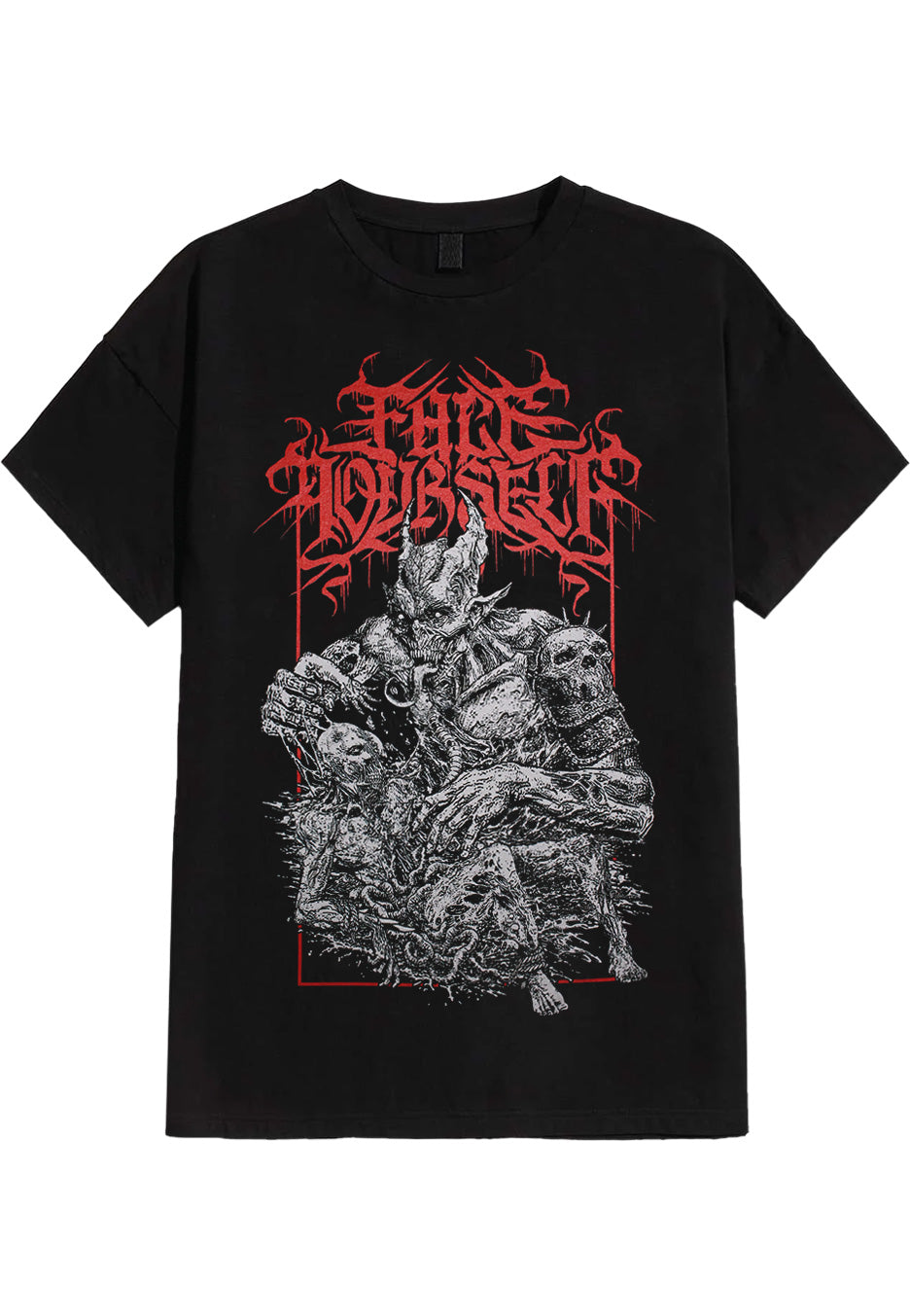 Face Yourself Ripping Monster t-shirt nera manica corta