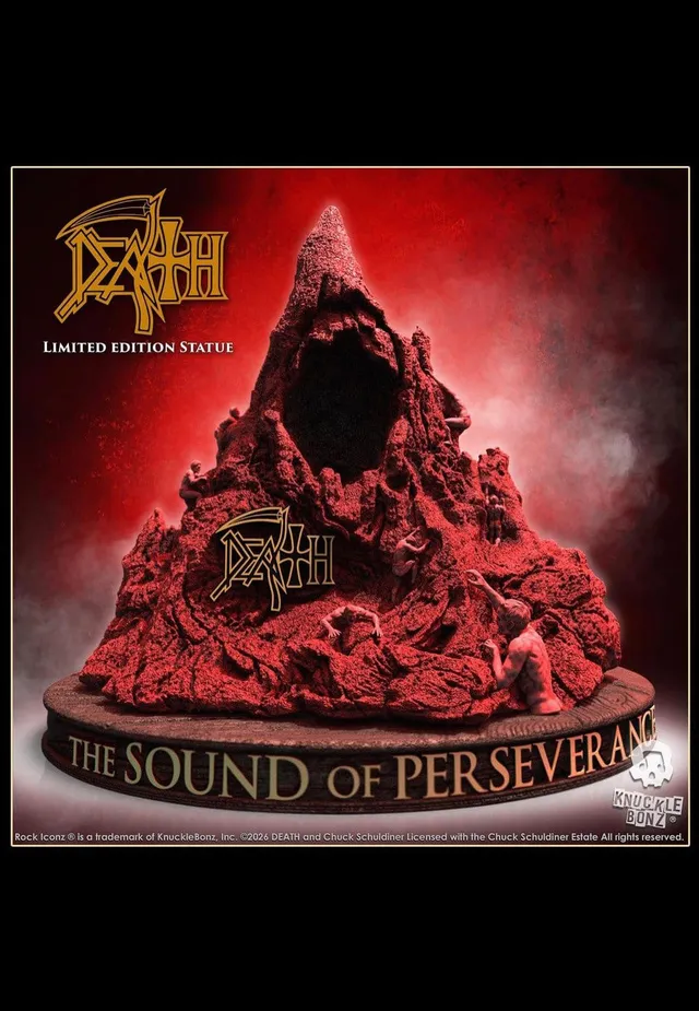 Death The Sound Of Perseverance statua 3D resina da collezione