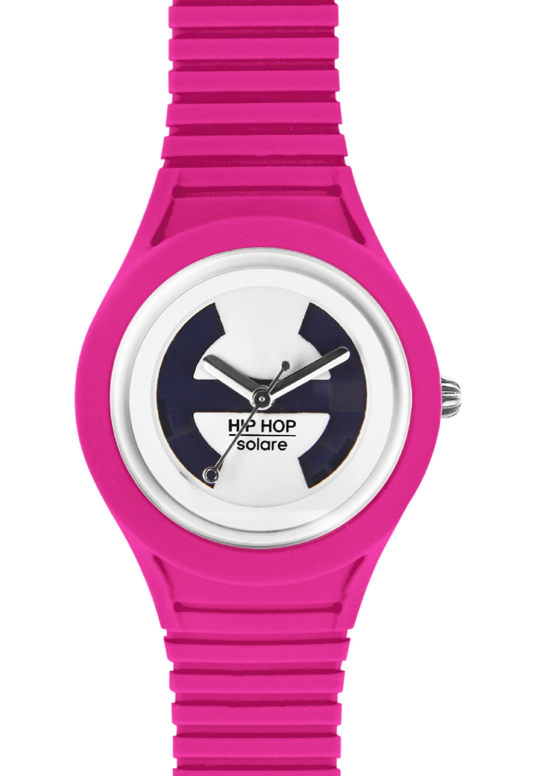 Hip Hop Hero.Dot Solar orologio donna viola fucsia 34mm