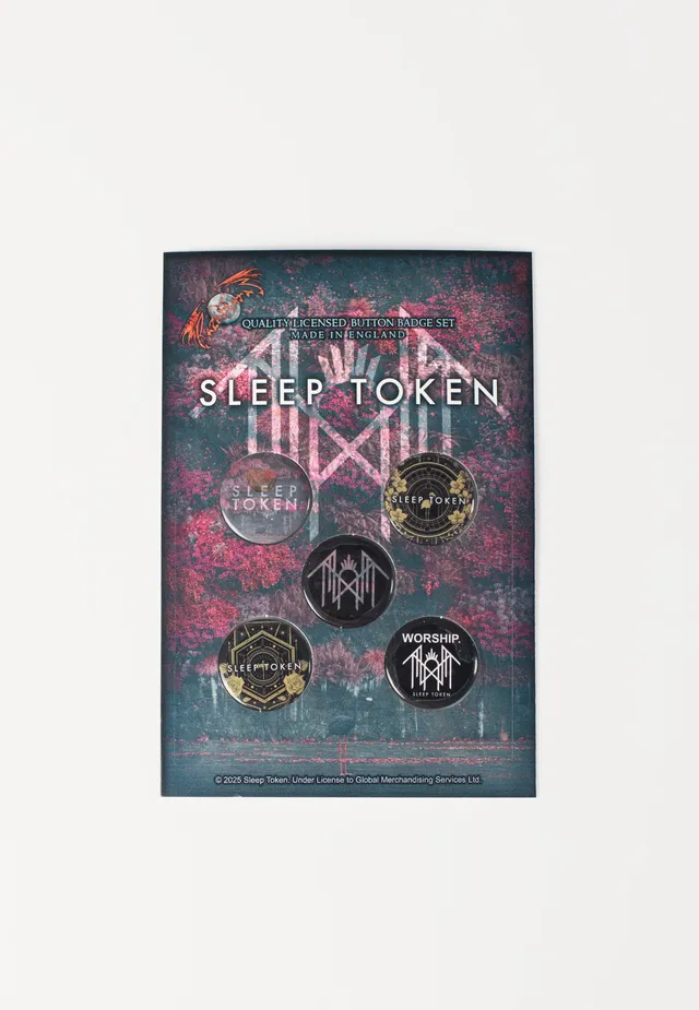Sleep Token Even In Arcadia spilla bottone Onesize