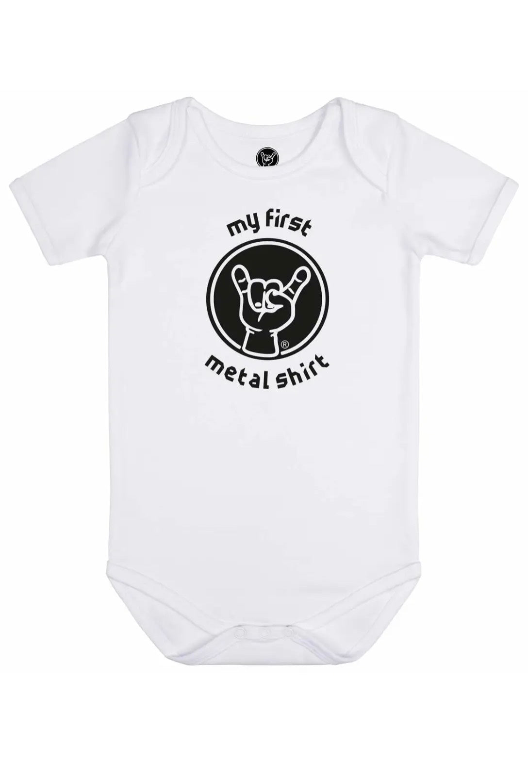 Metal Kids My First Metal Shirt Body Bianco 56/62
