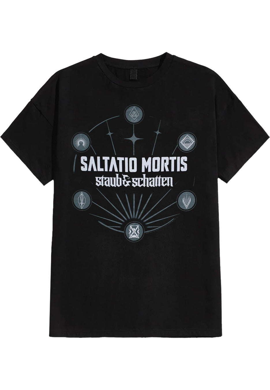 Saltatio Mortis Staub & Schatten Symbole maglietta nera uomo M