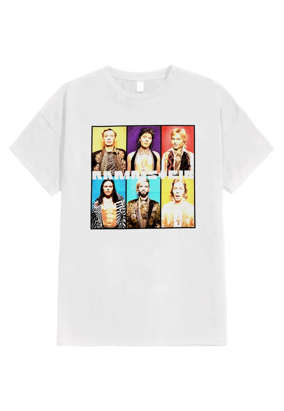Rammstein Schneid Es Ab T-Shirt bianca manica corta