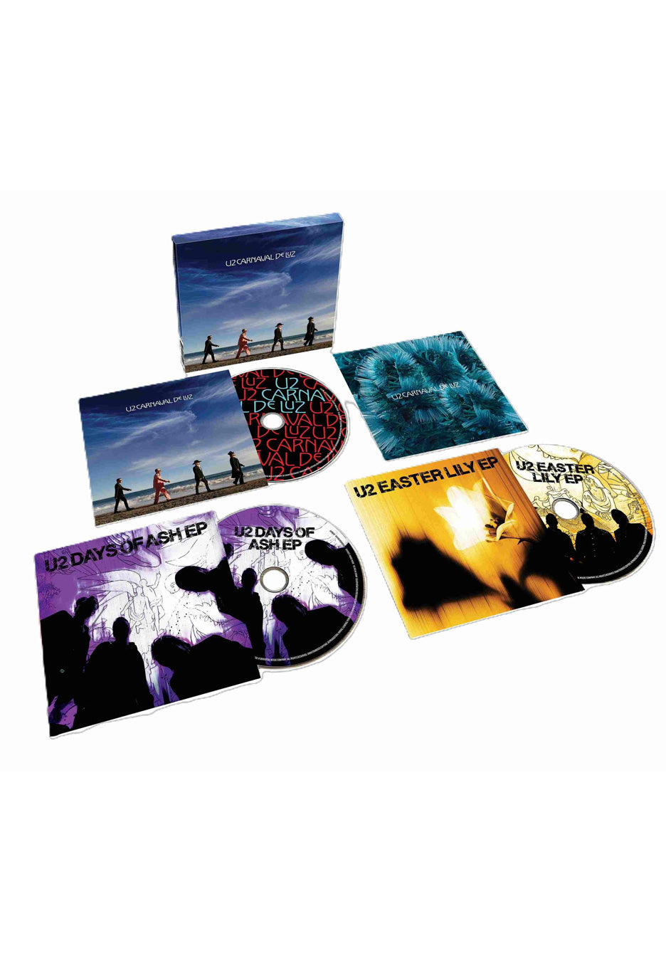 U2 Carnaval De Luz 3 CD Box Set deluxe limitato Island