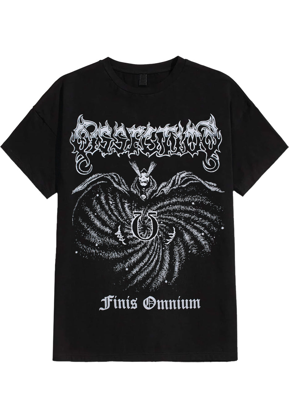 Dissection Finis Omnium t-shirt nera manica corta