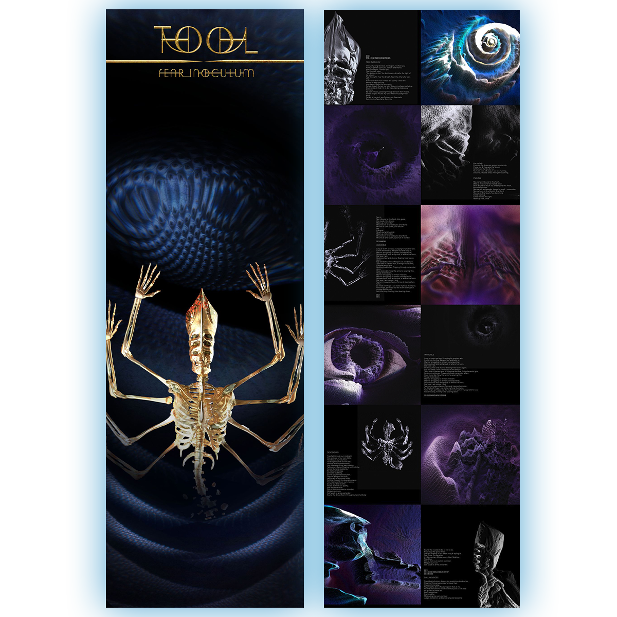 Tool Fear Inoculum vinile nero 180g 3LP con poster