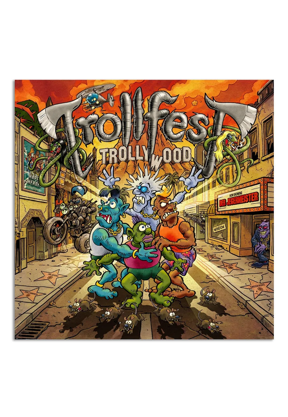 Trollfest Trollywood Digipak CD disco folk metal