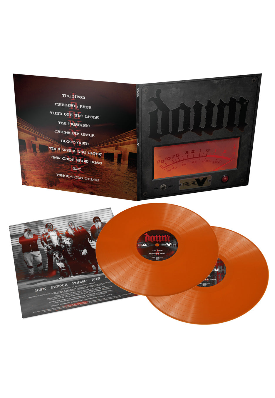 Down Volume V doppio vinile arancione sludge metal