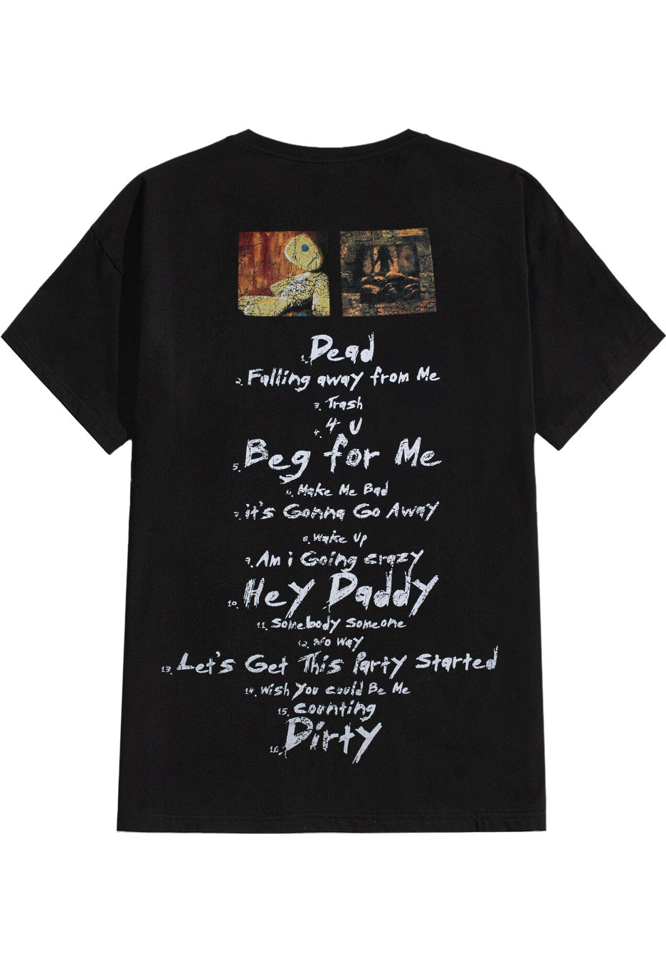Korn Issues T-Shirt Nera Manica Corta Nu Metal