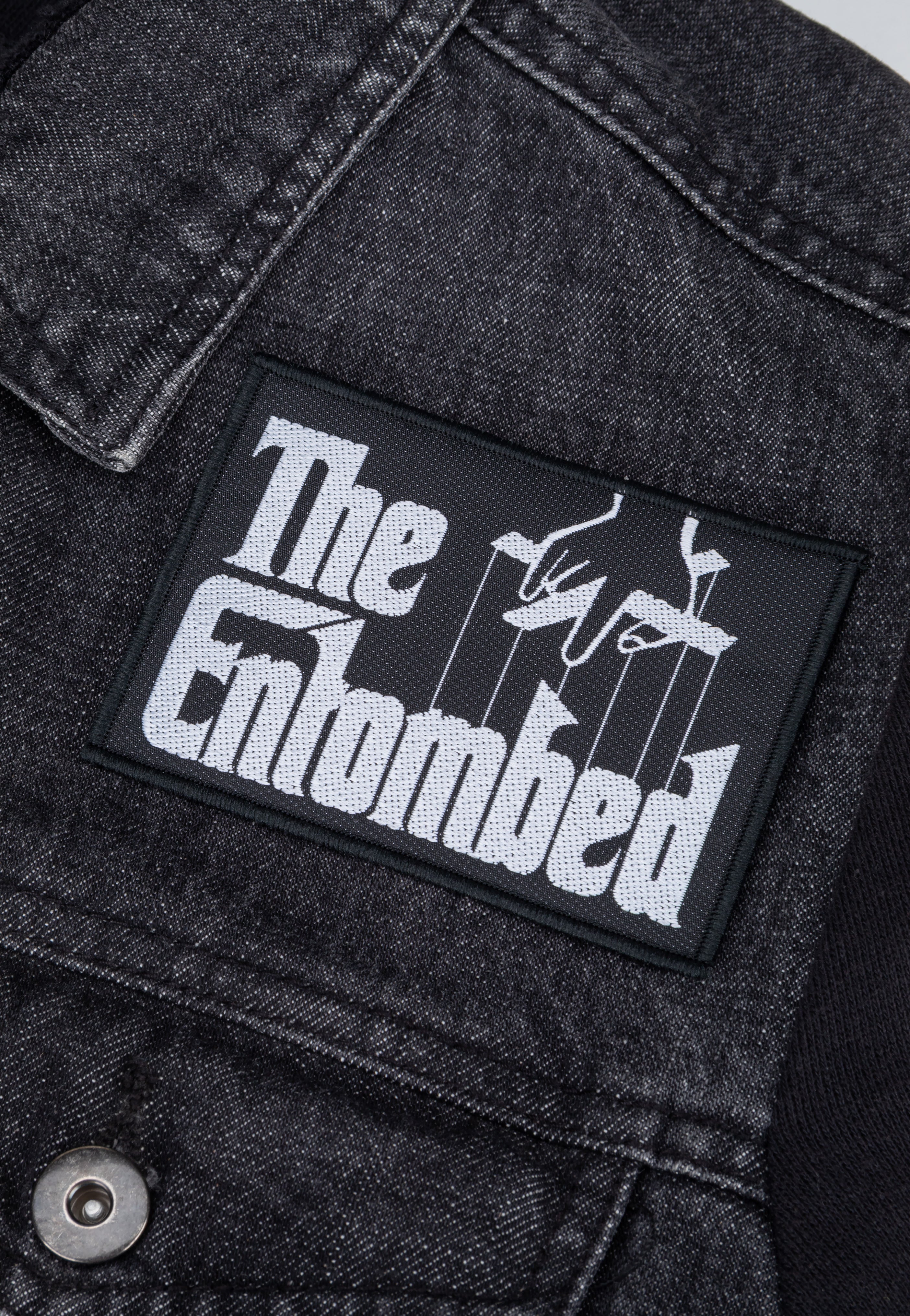 Entombed Godfather Logo patch toppa nera taglia unica