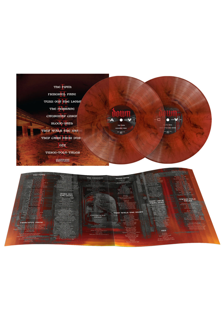 Down Volume V doppio vinile 2 LP arancione marmorato
