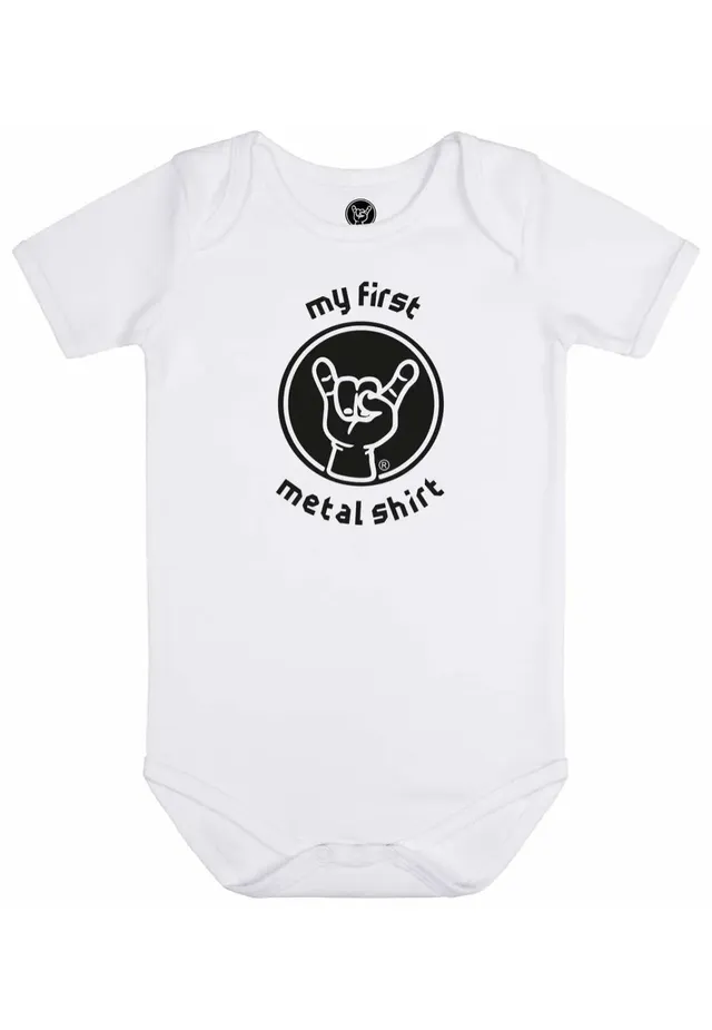 Metal Kids My First Metal Shirt Body Bianco 56/62