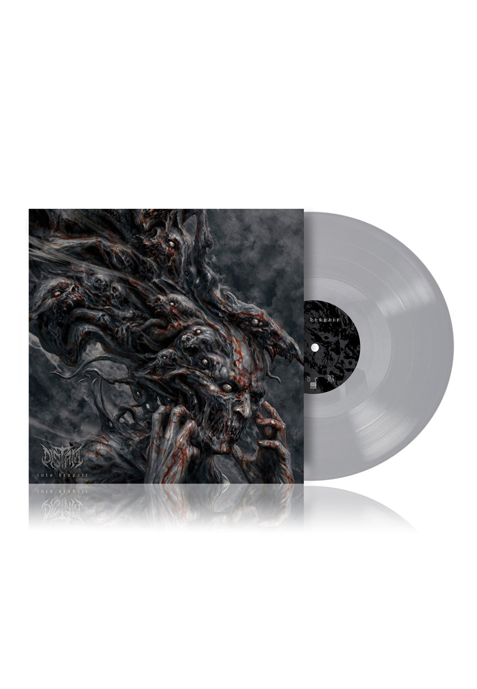 Distant Into Despair vinile grigio LP colorato deathcore